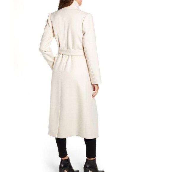 Kenneth Cole Wool Blend Maxi Wrap Coat - Picture 2 of 9